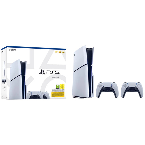 Sony PS5 Slim (Disc) + 2 DualSense-Controller